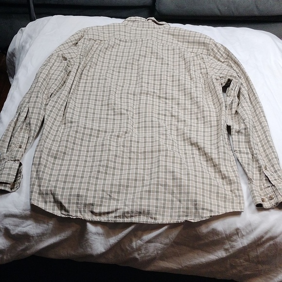 Eddie Bauer LT men's long sleeved button down shirt - Picture 7 of 11
